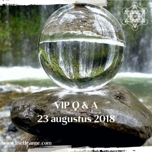 VIP Q & A 23 augustus 2018